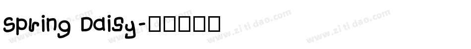 Spring Daisy字体转换